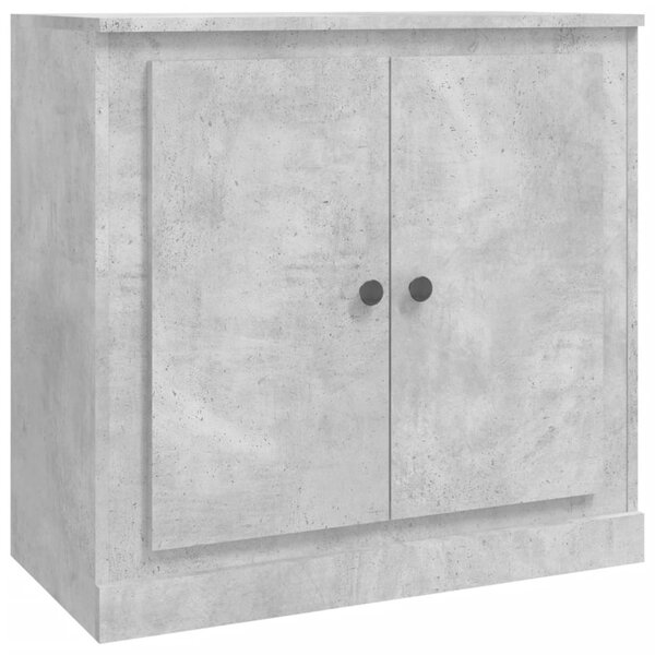 Komoda betónovo sivá 70x35,5x67,5 cm spracované drevo