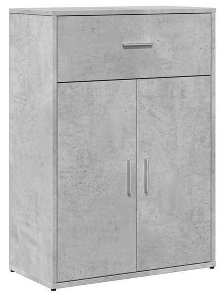Komoda betónovo sivá 60x30x84 cm kompozitné drevo