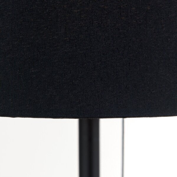 Orion LA 4-1205/1 - Stolná lampa s USB portom LUDWIG 1xE27/40W/230V čierna