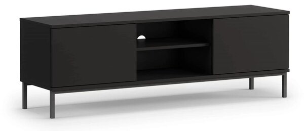 Dvojdvierkový TV stolík NIXI - čierny
