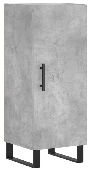 Komoda betónovo sivá 34,5x34x90 cm spracované drevo