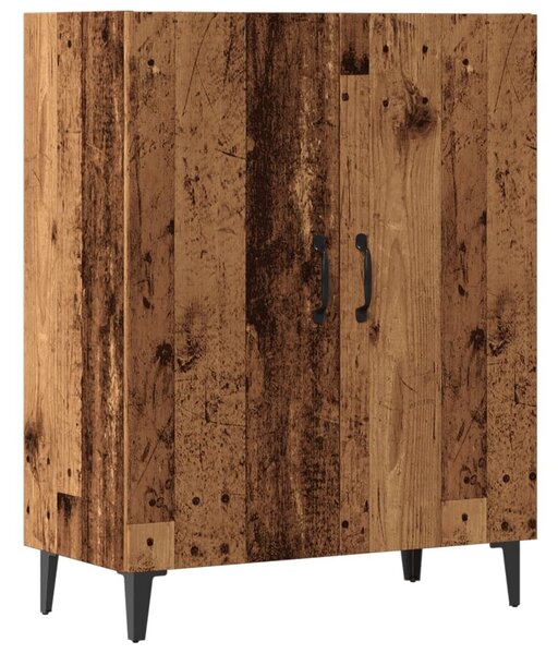 Komoda sivý staré drevo 70x34x90 cm spracované drevo