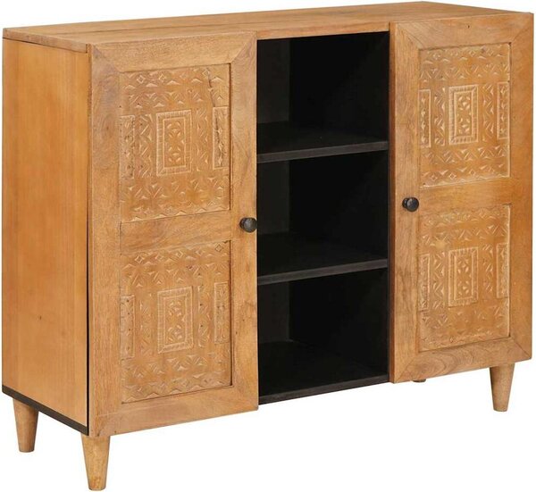 Servírovacia skriňa 90 x 33 x 75 cm Masívne mango drevo