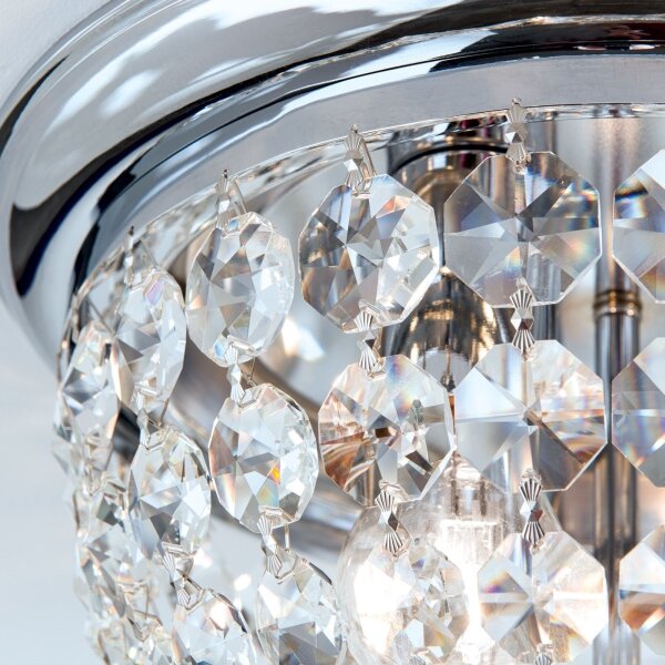 Orion DLU 1840/35-Krištáľové str. svietidlo PLAFOND 3xE27/40W/230V pr.35 cm chróm
