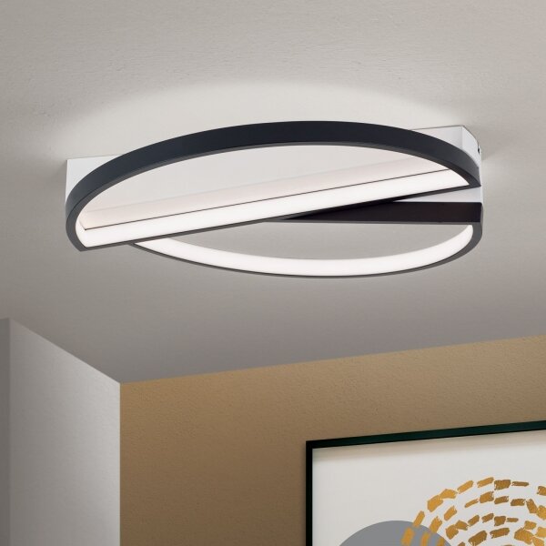 Orion DL 7-693 - LED Stmievateľné stropné svietidlo OLGA LED/28W/230V čierna/biela