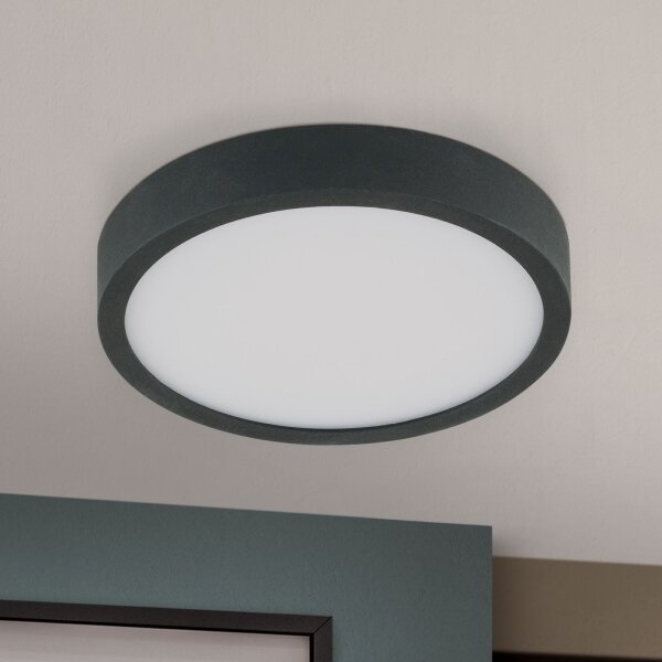 Orion DL 7-657/14 - LED Stropné svietidlo BULLY LED/12W/230V pr. 14 cm čierna