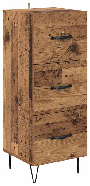 Servírovacia skriňa so zásuvkou Staré drevo 34 x 34.5 x 90 cm