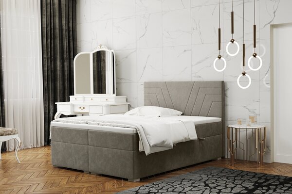 Pohodlná posteľ ILIANA - 120x200, béžová