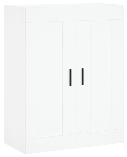 Nástenná skrinka biela 69,5x34x90 cm kompozitné drevo
