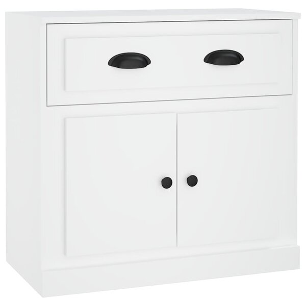 Komoda biela 70x35,5x67,5 cm spracované drevo