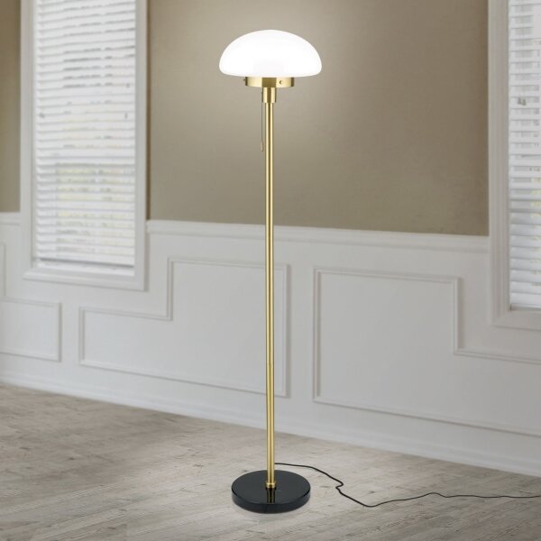 Orion Stl 12-1191/1 - Stojacia lampa SPARTA 1xE27/40W/230V zlatá/čierna