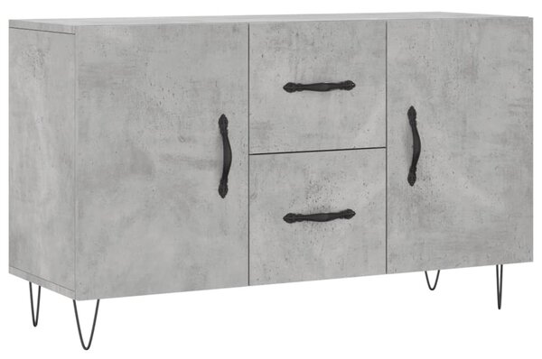 Komoda, betónovo sivá 100x36x60 cm, kompozitné drevo