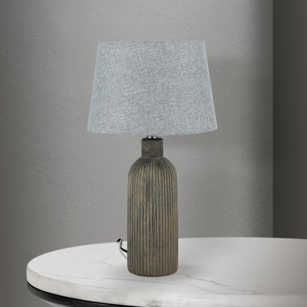 Orion LA 4-1226 - Stolná lampa ORCHID 1xE27/40W/230V keramika hnedá/šedá