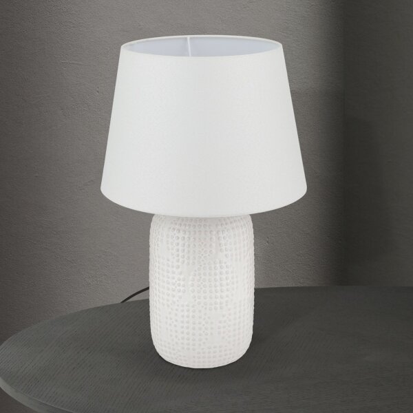 Orion LA 4-1227 - Stolná lampa CORAL 1xE27/40W/230V keramika/biela