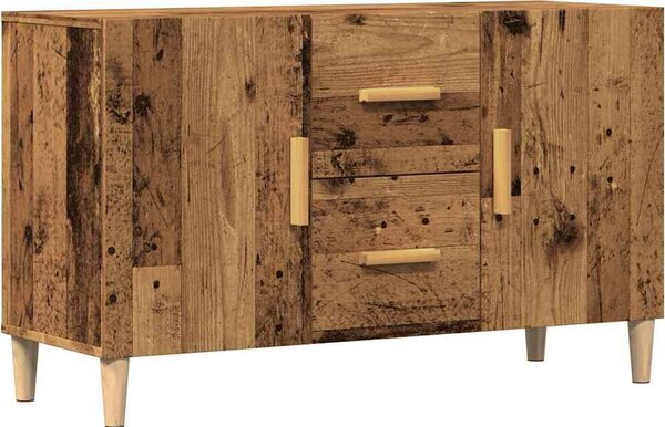 Komoda čierna 100x36x60 cm kompozitné drevo