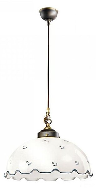 Kolarz 731.30.25 - Luster na lanku NONNA 1xE27/75W/230V modrá