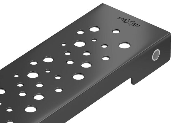 MAXMAX Odtokový sprchovací žľab BUBBLE BLACK - čierny