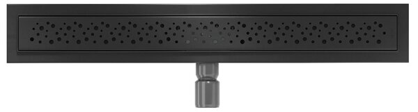 MAXMAX Odtokový sprchovací žľab BUBBLE BLACK - čierny