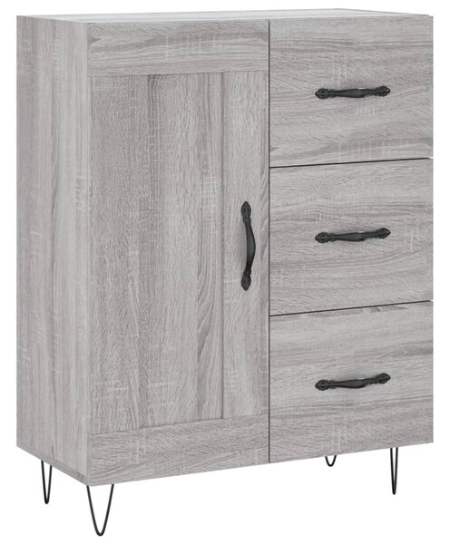 Komoda sivý dub sonoma 69,5x34x90 cm kompozitné drevo