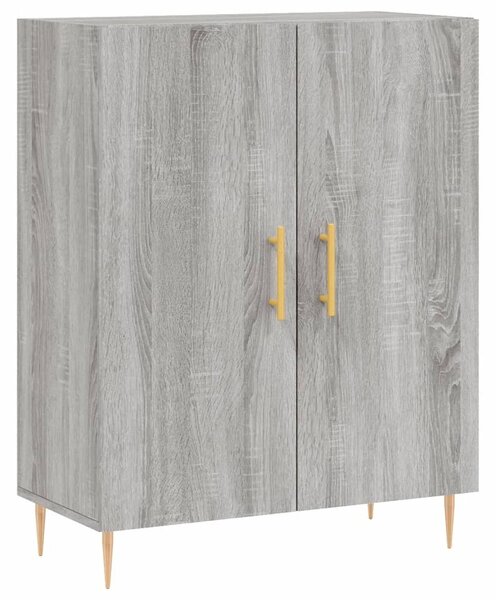 Komoda sivý dub sonoma 69,5x34x90 cm kompozitné drevo