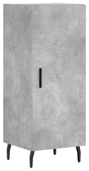 Komoda betónovo sivá 34,5x34x90 cm spracované drevo
