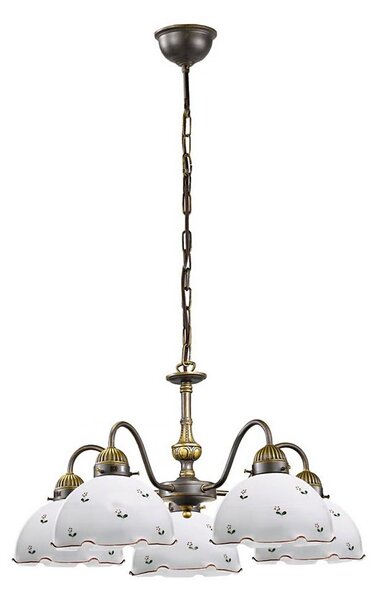 Kolarz 731.85.70 - Luster na reťazi NONNA 5xE27/75W/230V