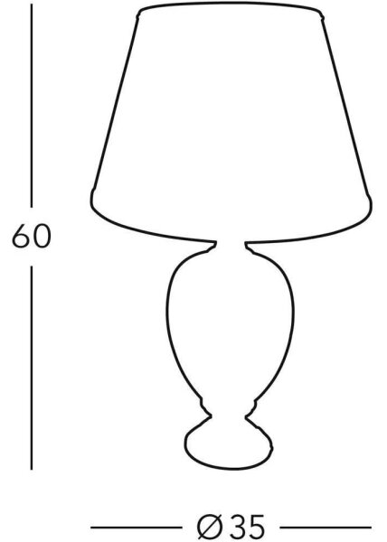 Kolarz 780.70 - Stolná lampa GIARDINO 1xE27/100W/230V