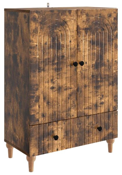 Servírovacia skriňa so zásuvkou Dymový dub 66 x 34,5 x 95 cm