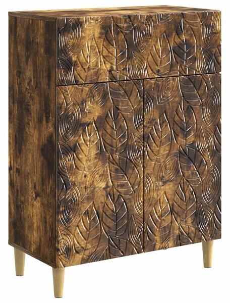 Servírovacia skriňa Dymový dub 66 x 34,5 x 90 cm
