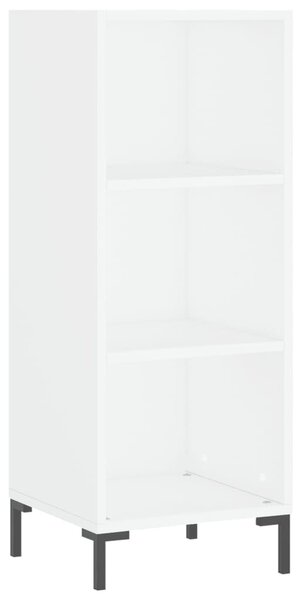 Komoda biela 34,5x32,5x90 cm kompozitné drevo