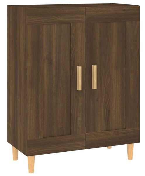 Komoda hnedý dub 69,5x34x90 cm spracované drevo