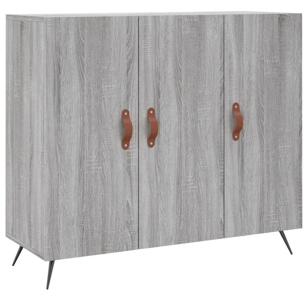 Komoda sivý dub sonoma 90x34x80 cm kompozitné drevo