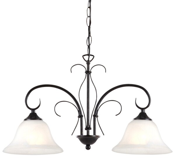GLOBO 68410-2 - Luster na reťazi ARIES 2xE27/60W/230V
