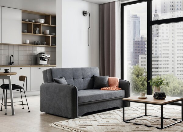 ROZKLADACIA POHOVKA, textil, sivá MID.YOU - Sedačky, Online Only