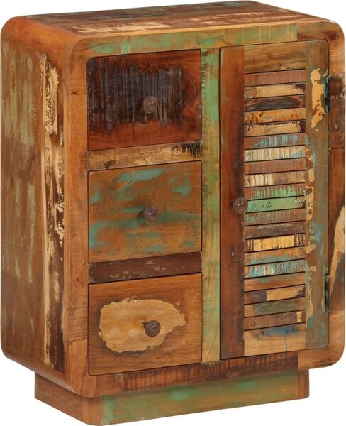 Komoda s 3 dvierkami 55x30x70 cm, recyklovaný masív