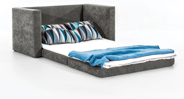 ROZKLADACIA POHOVKA, textil, modrosivá MID.YOU - Sedačky, Online Only