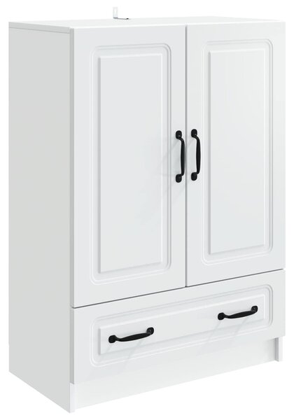 Servírovacia skriňa Biela 66 x 34,5 x 92 cm Kompozitné drevo