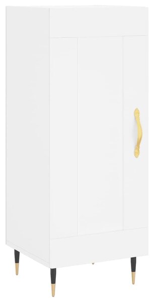 Komoda biela 34,5x34x90 cm spracované drevo