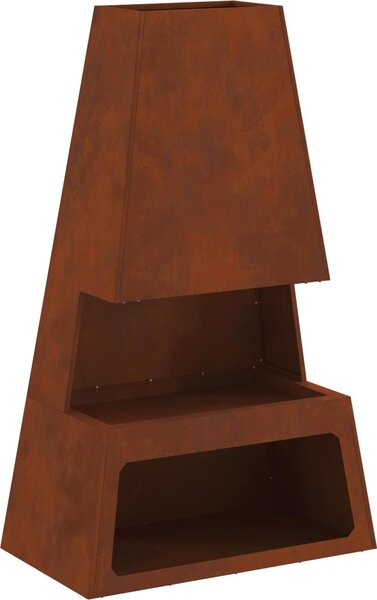 Ohnisko Hnedá 60 x 35 x 100 cm