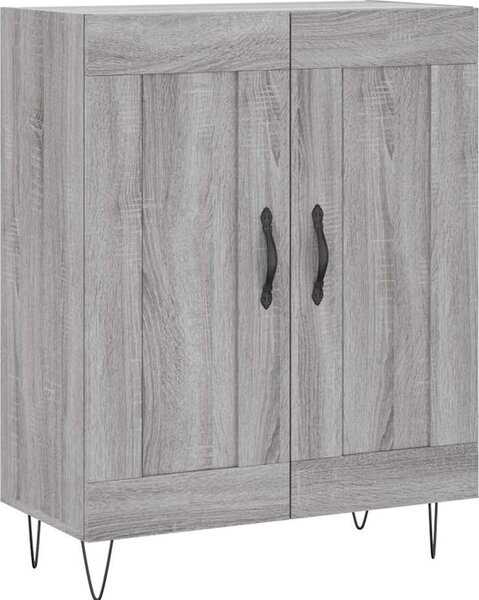 Komoda sivý dub sonoma 69,5x34x90 cm kompozitné drevo