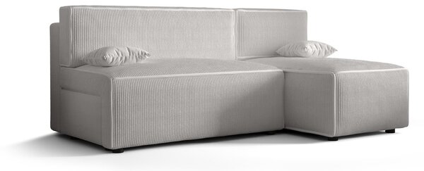 Pohodlná sedačka s úložným priestorom RADANA - biela