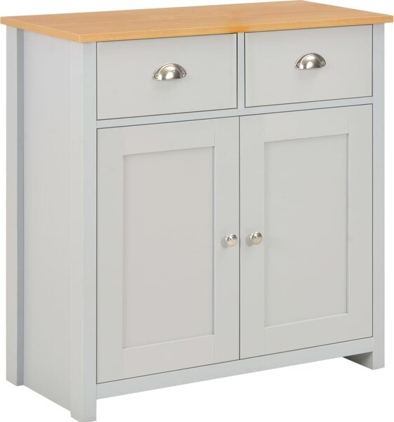Komoda sivá 79x35x81 cm