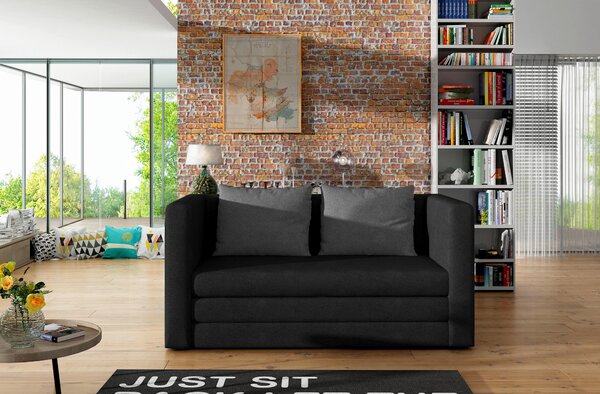 ROZKLADACIA POHOVKA, textil, sivá, čierna MID.YOU - Sedačky, Online Only