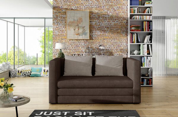 ROZKLADACIA POHOVKA, textil, hnedá, béžová MID.YOU - Sedačky, Online Only