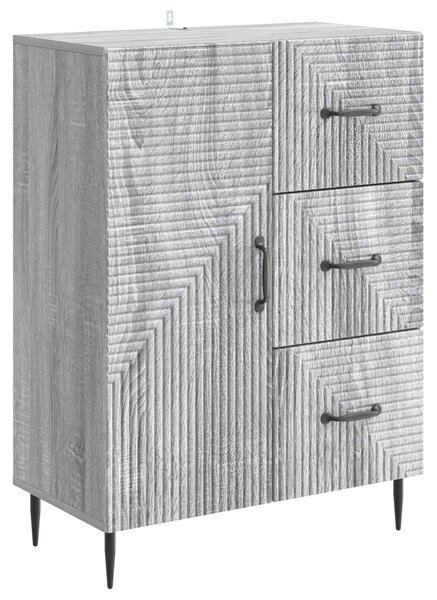 Servírovacia skriňa so zásuvkou Sivá sonoma 66 x 34,5 x 89,5 cm
