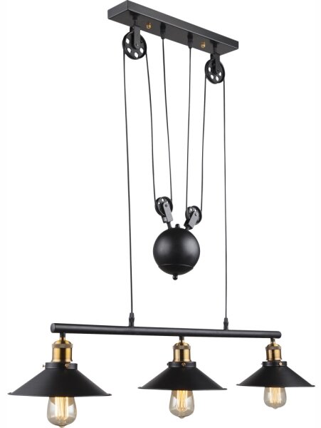 Globo 15053-3 - Luster LENIUS 3xE27/60W/230V