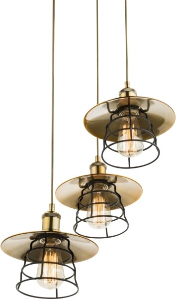 Globo 15086-3H - Luster VIEJO 3xE27/60W/230V