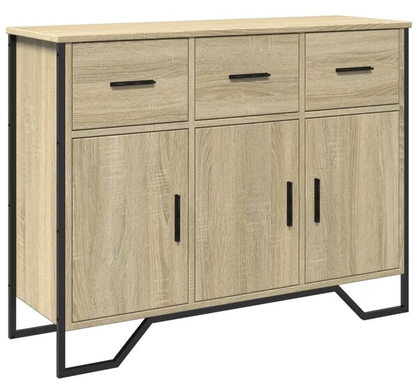 Komoda dub sonoma 97x32,5x74,5 cm kompozitné drevo