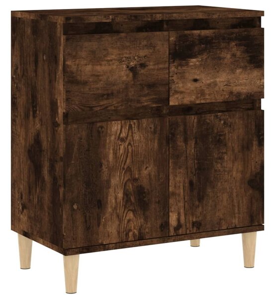 Komoda dymový dub 60x35x70 cm spracované drevo