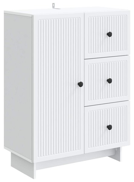 Servírovacia skriňa Biela 66 x 34,5 x 90 cm Kompozitné drevo